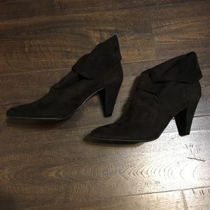 Black Suede Booties